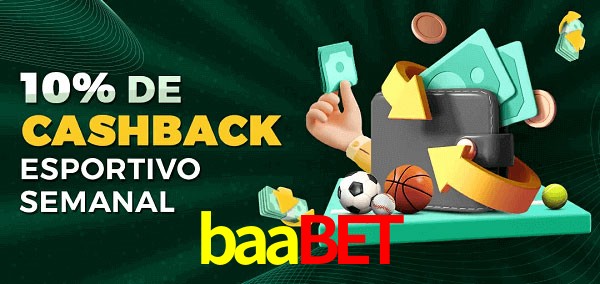 10% de bônus de cashback na baabet